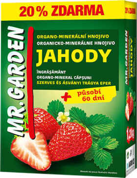 AGRO Mr. Garden organo-minerálne hnojivo Jahoda 1,2 kg
