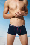 Pánske boxerky Štart Hipster C2P box - BLUE - DARK COMBINATION - tm.modrá-vínová M008 - SLOGGI BLUE 5