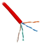 Planet Elite kábel UTP Cat5e červený / Inštalačný kábel / licna / 4pár / bez tienenia / balenie 305 m (KAB-UTP5E-L-PVC-RED)