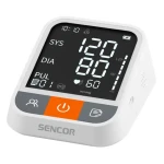 Sencor SBP 1500WH biela / digitálny tlakomer / krvný tlak tep / pamäť 2x99 miest / displej 83 × 82 mm / 4X AAA (8590669352975)