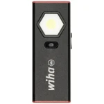 Wiha LED svietidlo čierna/červená / Svietidlo / 1200 lm / COB LED / USB-C nabíjanie / IK07/IPX3 (45699)