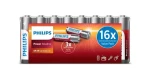 Philips batéria PowerLife Alkaline LR6P16F/10 AA - 16 ks (8712581632502)