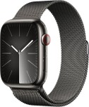 Apple Watch 9 GPS + Cellular 45mm Graphite Stainless Steel Grafitový (MRMX3QF/A)