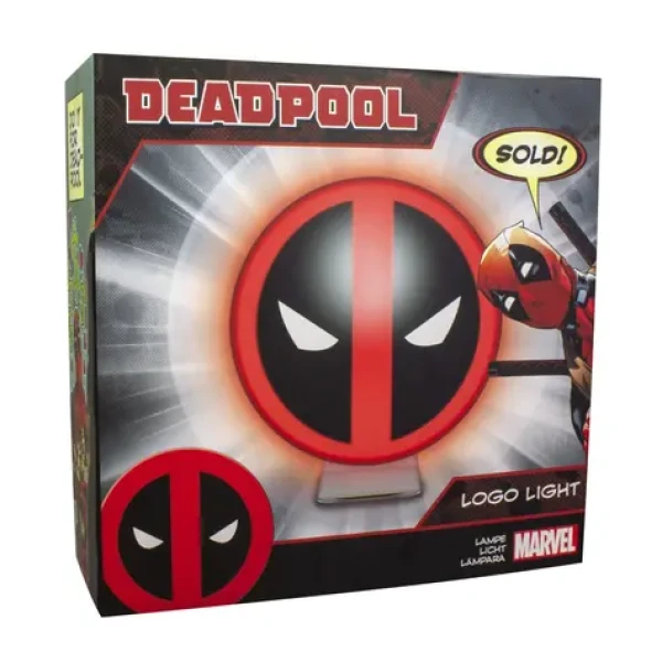 Paladone Lampa Deadpool MARVEL / Stolová lampa / LED / 3x AAA batérie (PP5164DPLEPM)