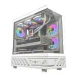 DarkFlash DS950 biela / Počítačová skriňa / Midi tower / ATX / tvrdené sklo / bez ventilátora (DS950 WHT NoF)