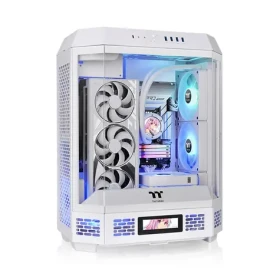 Thermaltake The Tower 600 biela / ATX / 4X USB-A 3.2 / 1x USB-C 3.2 / 2x140mm / bez zdroja / priehľadná bočnica (CA-1Z1-00M6WN-00)