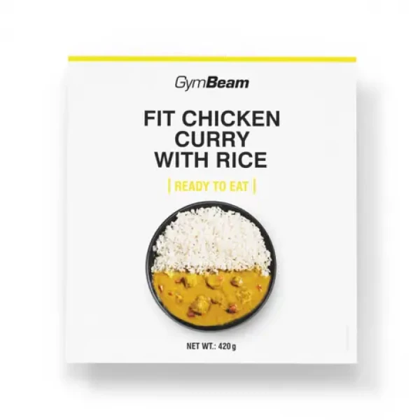 FIT Kuracie karí s ryžou Ready to eat - GymBeam (6 x 420 g) (74371-2-6x420g)