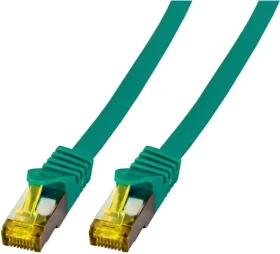 EFB S/FTP Cat6A 0,5 m zelená / Patch kábel / RJ45-RJ45 / LSZH / 10 Gbit/s (MK7001.0,5GR)