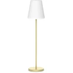 New Garden Lola Slim 120 mosadzná / Solárna podlahová lampa / LED / 4.5W / 600 lm / Li- ION / IP65 (LUMLLS120BRSSNW)