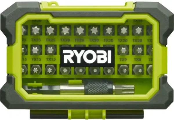 Ryobi RAK32TSD / Sada skrutkovacích bitov TORX s nástavcom 32 ks (5132002792)