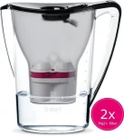 BWT Penguin MEI čierna / Filtračná kanvica / 2,7 l / horčíkový mineralizér / 2 filtre v balení (100002131710)