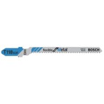 Bosch Accessories 2608634237 Jigsaw blade T 118 EOF Flexible for Metal 5 ks; 2608634237