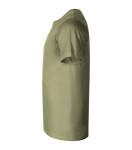 Tričko s farbou unisex svetlá khaki L