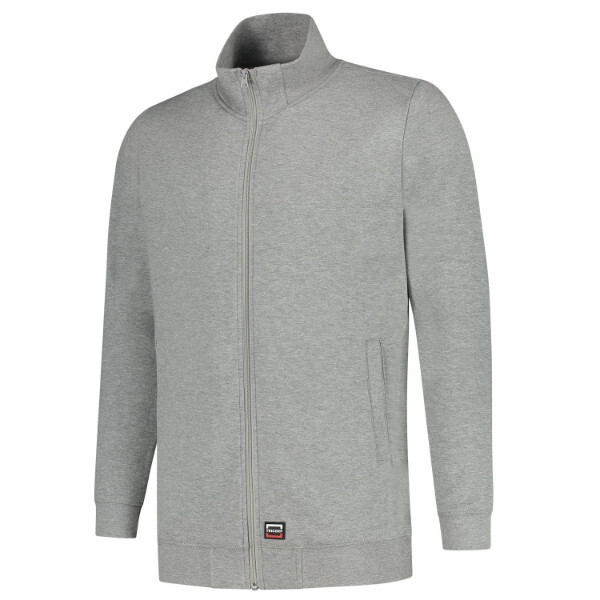 Tepláková bunda Prateľná 60 °C unisex mikina grey melange 2XL
