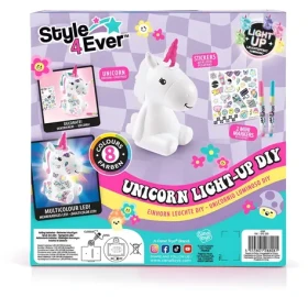 STYLE4EVER DIY svietiaci jednorožec