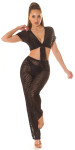 Sexy Koucla Mesh Highwaist Pants / Cover-Up black M