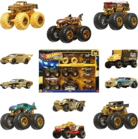 Mattel HW MONSTER TRUCKS BIGFOOT 50. VÝROČÍ SET ANGLIČIAKOV TRUCKOV