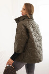 Dámska prešívaná bunda 5705 khaki - Kesi UNI