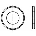 Podložka 17 mm 30 mm ocel 250 ks TOOLCRAFT TO-6853680; TO-6853680