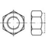 TOOLCRAFT TO-5430018 šesťhranné matice M16 DIN 6924 ocel glavanizované zinkom 50 ks; TO-5430018