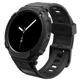 Spigen Rugged Armor Pre ochranný kryt pre Samsung Galaxy Watch 8 (44mm) čierna (ACS10007)