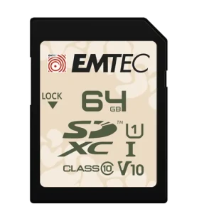 EMTEC Outdoor SD UHS-I U1 V10 64GB / čítanie: 90MBs / zápis: 20MBs (ECMSD64GXCU1OR)