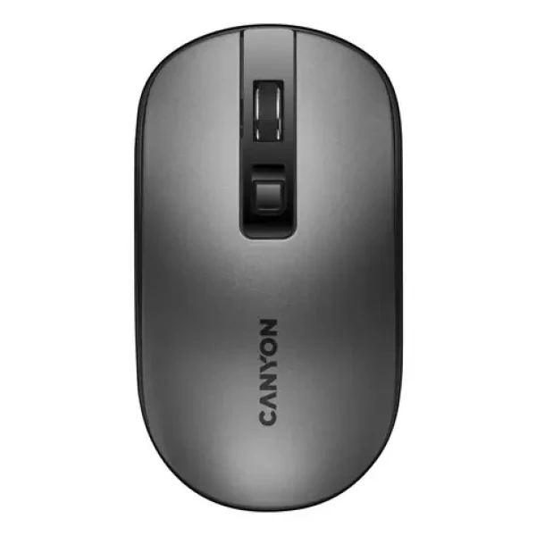 Canyon CNS-CMSW18DG_EU šedá / optická bezdrôtová myš / 800/1200/1600 dpi / 4 tlačidlá / USB 2.0 / 2.4GHz / 300mAh (CNS-CMSW18DG_EU)