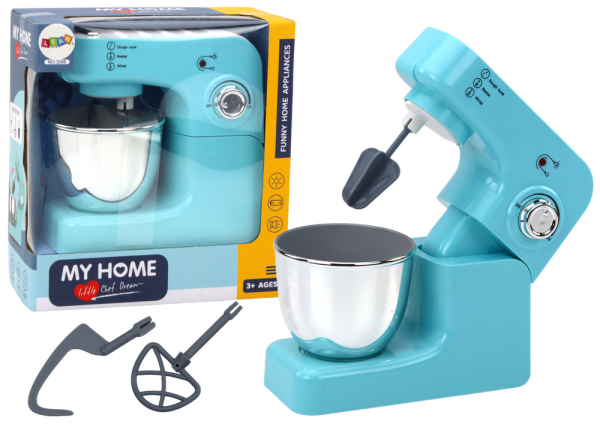 Mamido Detský kuchynský robot s 3 nástavcami tyrkysový
