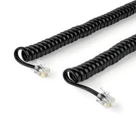 Nedis telefónny kábel RJ10-RJ10 čierna / Telefónny kábel / krútený / 5 m (TCGP90100BK50)