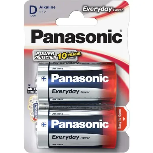 Panasonic Everyday Power D (LR20) / Alkalická batéria / 1,5 V / 2 ks (5410853047810)