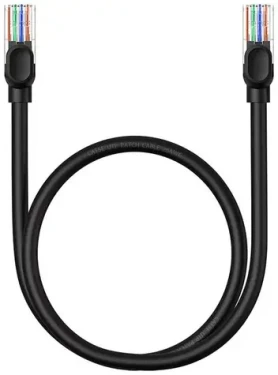 Baseus Ethernet CAT5 Sieťový kábel 0.5m čierna (B00133206111-00)