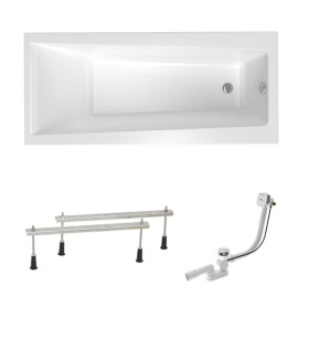 Obdĺžniková vaňa Laguna Idea Plus 170x75 cm akrylát ľavá aj pravá SIKOID1700APN SIKOID1700APN