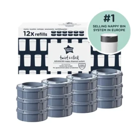 Tommee Tippee Twist Click Náhradné Kazety Výhodné Balenie, 12 ks (85102212)