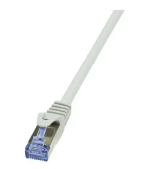 LogiLink CAT6A šedá / Patch kábel / S/FTP / RJ-45 / 15 m / LSZH (CQ3102S)