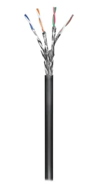 Goobay 77624 čierna / Inštalačný kábel / CAT6 / S/FTP / vonkajšie (77624)