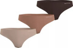 Dámske nohavičky 3Pack BRAZILIAN UW0UW03871 0R3 Mix Brown - Tommy Hilfiger M