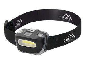 Cattara Čelové svietidlo HORNET čierna / 130 lm / 3x AAA / LED (13128)