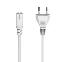 HAMA napájací kábel Euro - 2× C7 biela / Napájací kábel / 5 m / 230 V