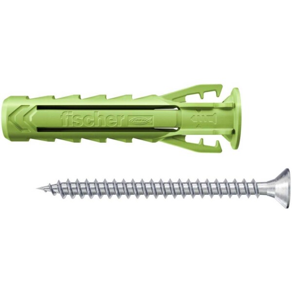 Fischer SX Plus Green rozperná hmoždinka 40 mm 8 mm 567814 45 ks; 567814