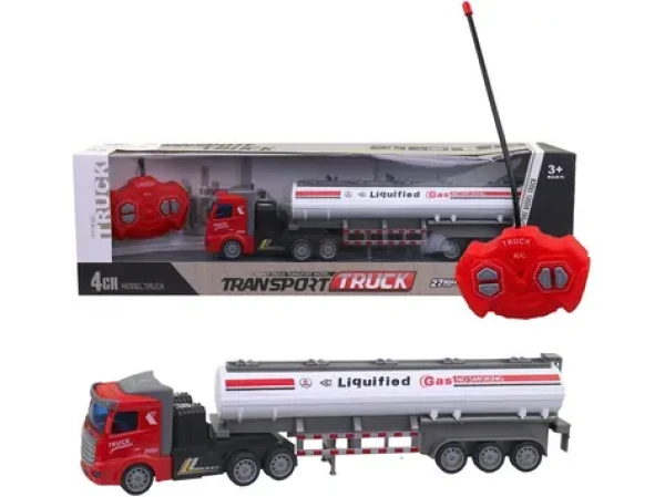 MaDe 11610 - Auto cisterna na diaľkové ovládanie so svetlom, 4 kanál, 34,5 cm