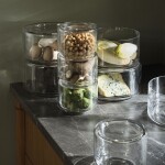 Broste Sklenená miska Sylvia – set 2 ks