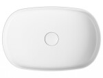 ISVEA - INFINITY OVAL keramické umývadlo na dosku, 55x36cm, biela matná 10NF65055-2L