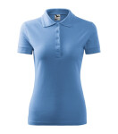 Dámske tričko Pique Polo sky blue XL