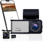 NoName AutoSky 4K Dash Cam Pro Front 4K + Rear 1080P GPS ADC888