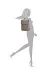 Dámsky batoh a kabelka 2v1 Enrico Benetti Amy Backpack 8 l Medium Grey