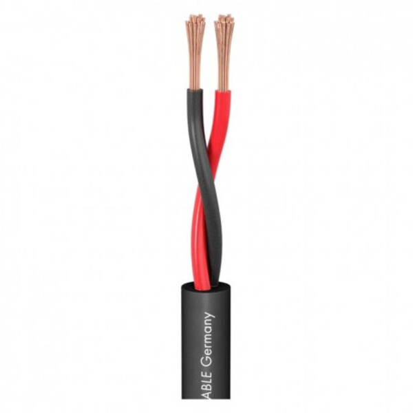 Sommer Cable 425-0051FC kábel k reproduktoru 2 x 2.50 mm² čierna metrový tovar; 425-0051FC