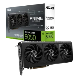 Asus Prime GeForce RTX 5050 OC 8GB / 2707MHz / 8GB GDDR6 / 128-bit / 1x HDMI + 3x DP / 550W (8) (90YV0N70-M0NA00)