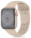 Tech-Protect Silicone Strap pre Apple Watch 38/40/41 mm hnedá / Remienok / Silikónový / Pre Apple Watch 4/5/6/7/8/9/SE