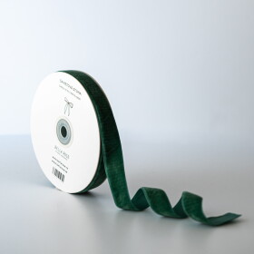 Bella Rose Sametová stuha 2 cm – Green (10 m)