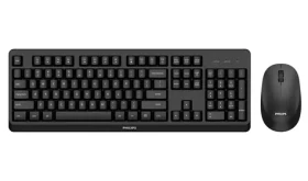 Philips SPT6307BL čierna / Bezdrôtový set klávesnice a myši / membránová / optická / 1600 DPI / USB-A (SPT6307BL)